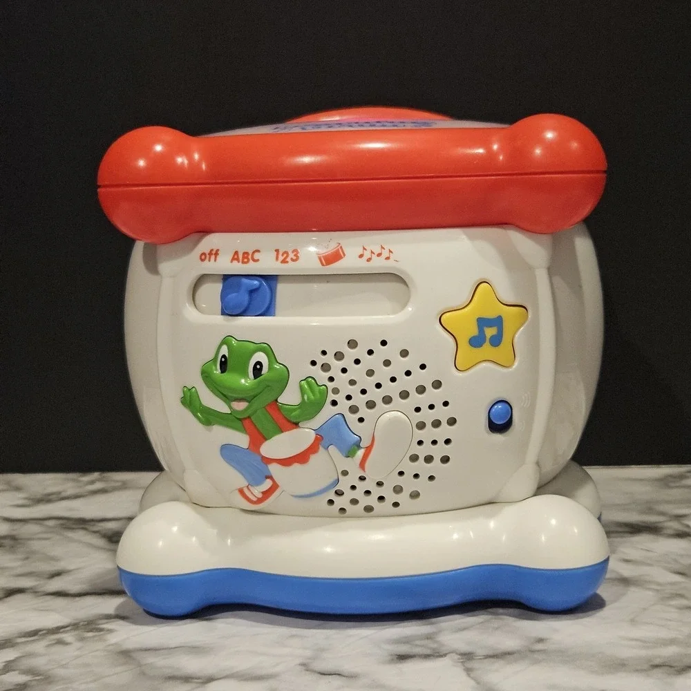 LeapFrog Learning Drum 2001 ABC 123 Musical Light Up Educational Toy Tested Work
